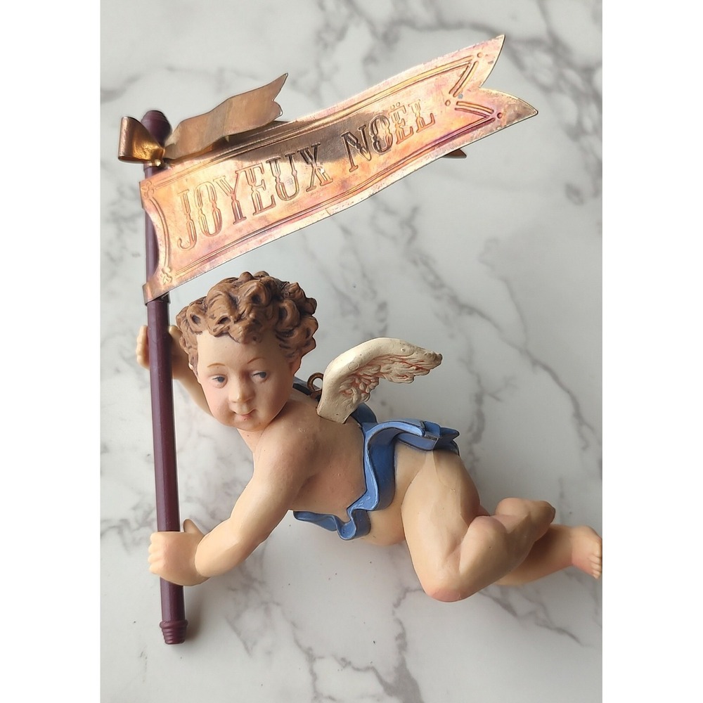 Hallmark Keepsake Ornament Baroque Angel Joyeux Noel B3